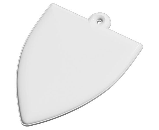 RFX&#8482; H-12 badge reflective TPU hanger White - RFX™ 1PR10501