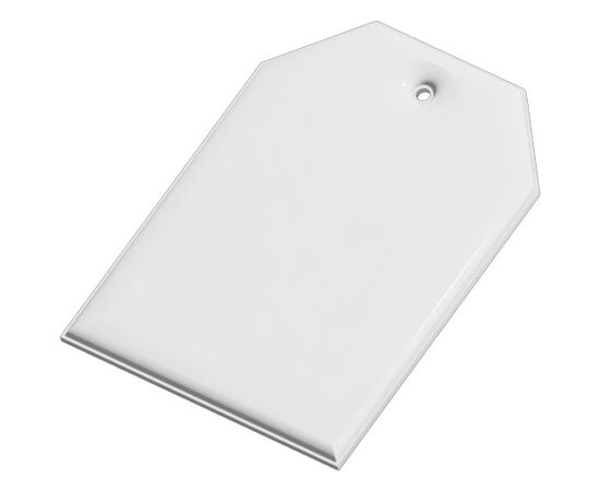RFX&#8482; H-12 reflecterende pvc hanger met label Wit - RFX™ 1PR10601