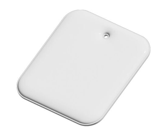 RFX&#8482; H-20 rechthoekige XXL reflecterende pvc hanger Wit - RFX™ 1PR12001