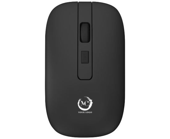 SCX.design O22 antibacterial light-up logo wireless mouse Black - SCX.design 1PX07990