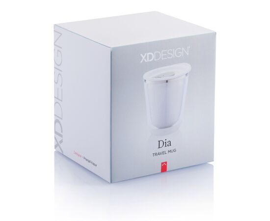 Dia Eco mok Wit, Grijs - XD Design P432.023
