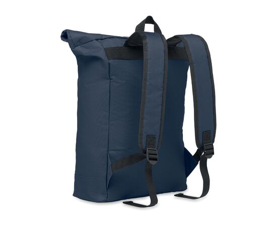 600D polyester rolltop rugzak Blauw -  MO2170-04