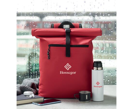 Rolltop-Rucksack 600D Rot -  MO2170-05 Rolltop-Rucksack 600D Rot -  MO2170-05