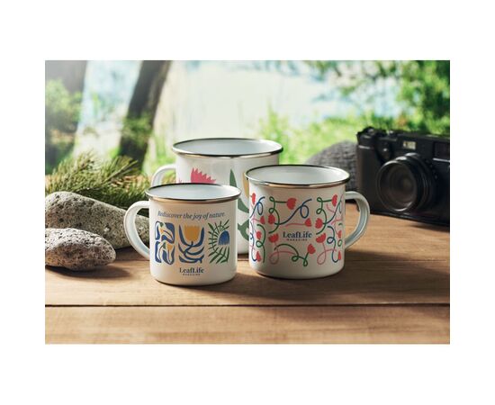 Mug en émail sublimation 200ml Blanc -  MO2202-06