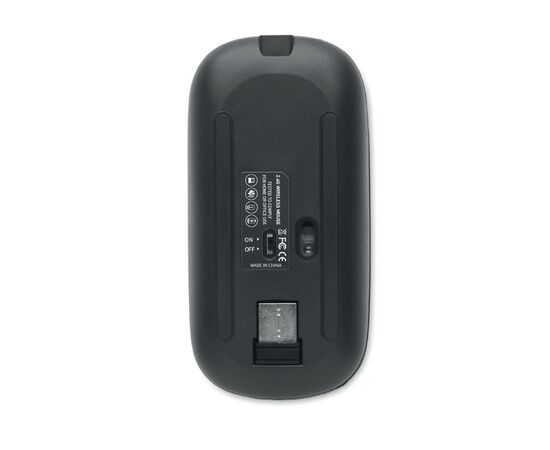Oplaadbare draadloze muis Zwart -  MO2222-03
