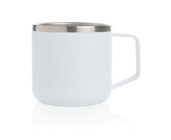 Stainless steel camp mug White - XD Collection P432.443