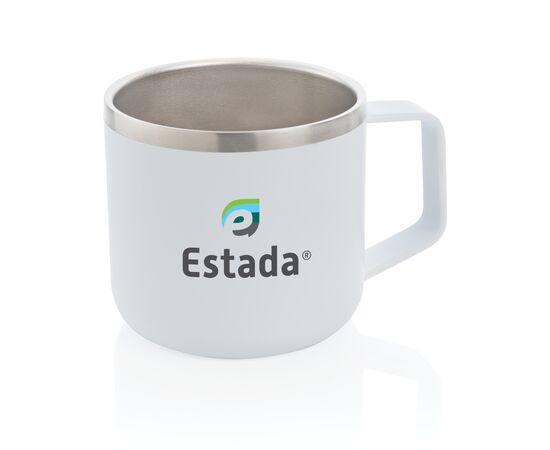 Stainless steel camp mug White - XD Collection P432.443