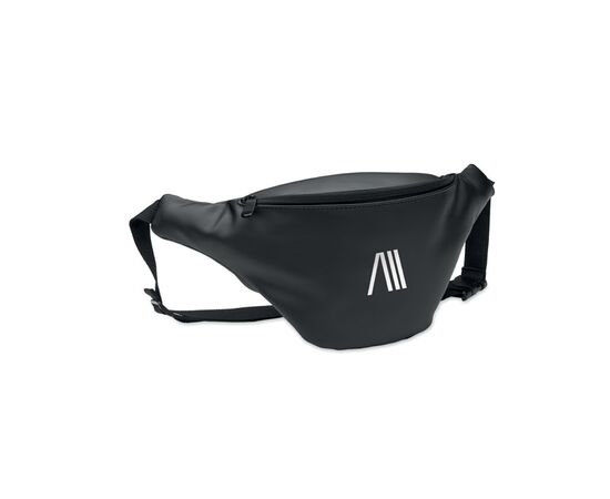 Soft PU waist bag Black -  MO2262-03