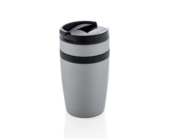 Sierra lekvrije vacuüm geïsoleerde koffiemok Zilver, Zwart - XD Xclusive P432.802