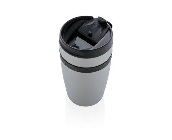 Sierra lekvrije vacuüm geïsoleerde koffiemok Zilver, Zwart - XD Xclusive P432.802