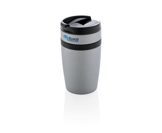 Sierra lekvrije vacuüm geïsoleerde koffiemok Zilver, Zwart - XD Xclusive P432.802