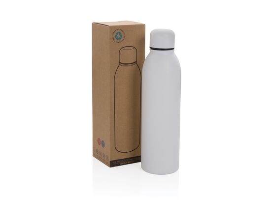 RCS Recycled stainless steel vacuum bottle 500ML White - XD Collection P433.043