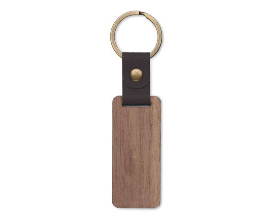 Schlüsselring Walnuss und PU - MO2369-40