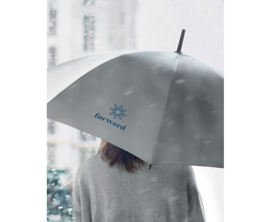 Reflektierender Regenschirm Matt silber -  MO6132-16