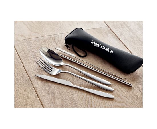Cutlery set stainless steel Black -  MO6149-03