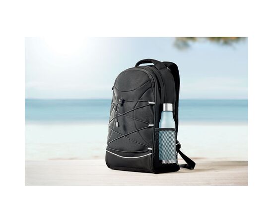600D RPET backpack Black -  MO6156-03 600D RPET backpack Black -  MO6156-03