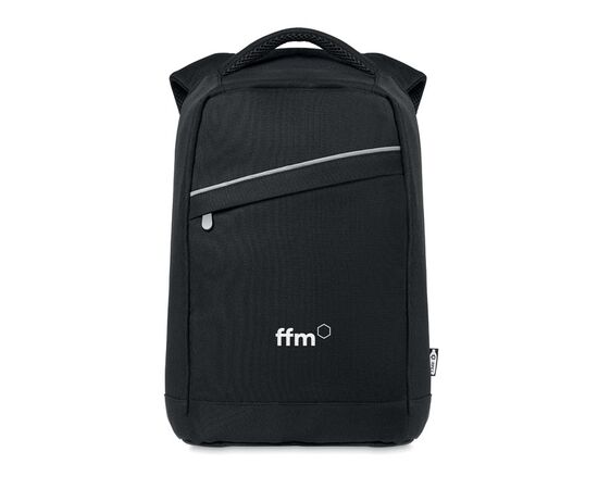 Rucksack 600D RPET Schwarz -  MO6157-03