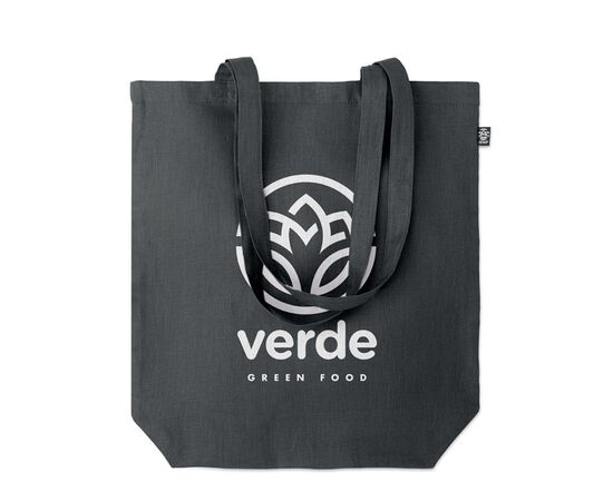 Shopping bag in hemp 200 gr/m² Black -  MO6162-03