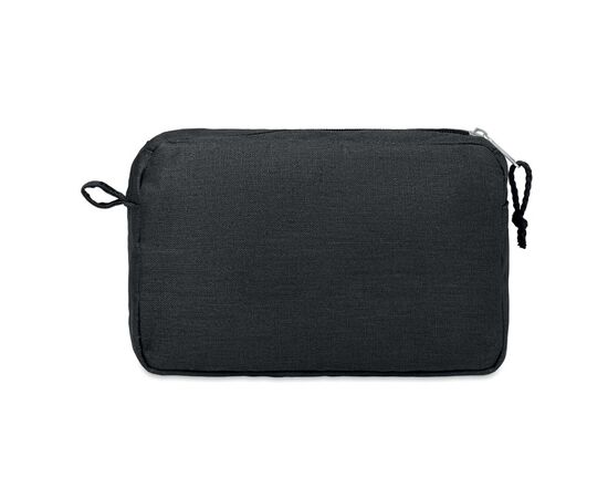 Hemp toilet bag hemp 200 gr/m² Black -  MO6165-03