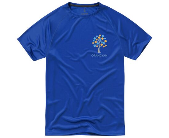 T-shirt cool fit manches courtes homme Niagara Bleu - Elevate Life 39010441