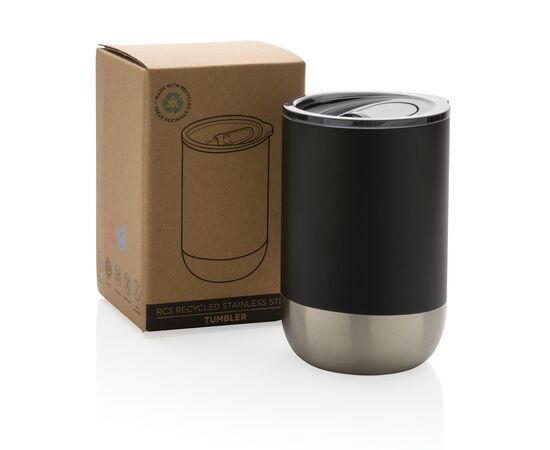 Mug en acier inoxydable recyclé RCS Noir - XD Collection P433.061