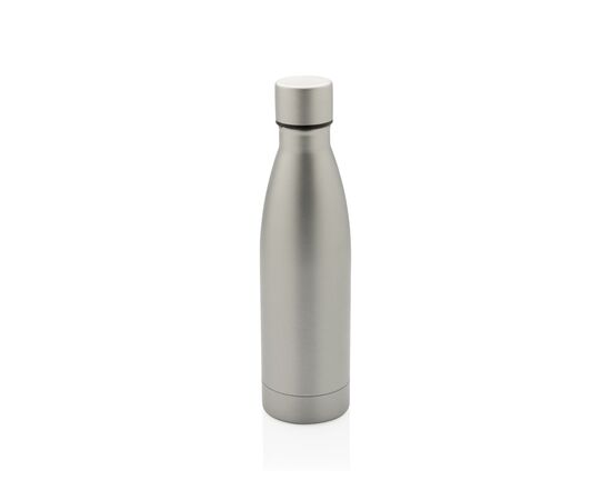 RCS Recycled stainless steel solid vacuum bottle Grey - XD Collection P433.272