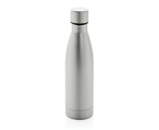 RCS Recycled stainless steel solid vacuum bottle Grey - XD Collection P433.272