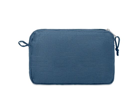 Trousse de toilette en chanvre Bleu -  MO6165-04