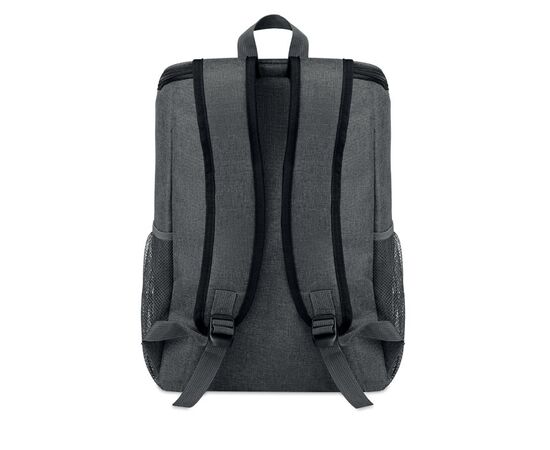 Outdoor cooler bag 600D RPET Black -  MO6167-03