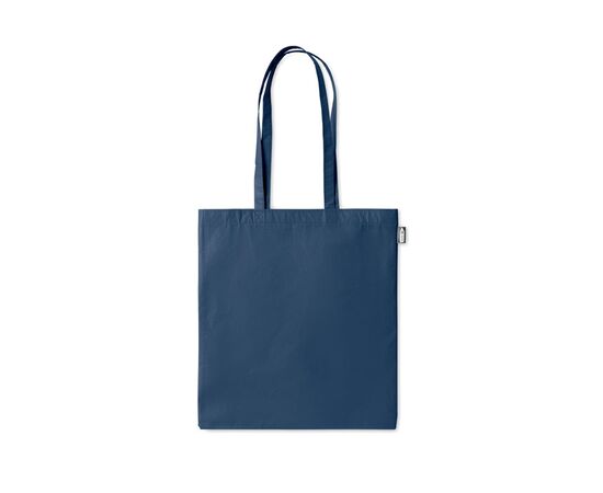 Sac shopping en RPET laminé Bleu -  MO6188-04