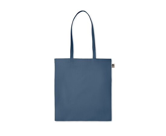 Sac shopping en coton organique Bleu -  MO6189-04