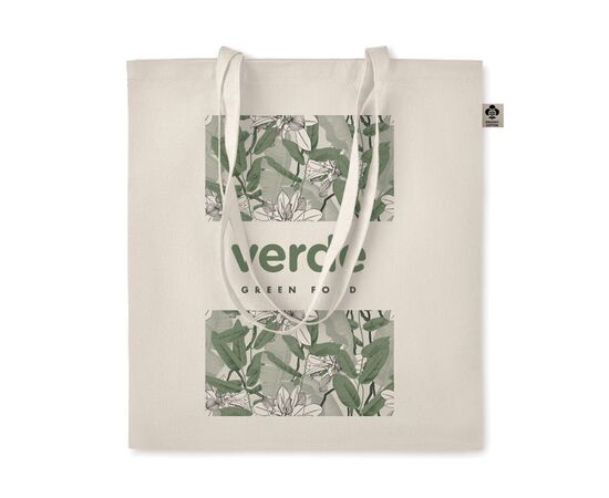 Organic cotton shopping bag Beige -  MO6190-13