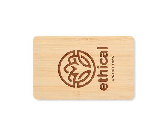 RFID Karte aus Bambus Holz -  MO6200-40