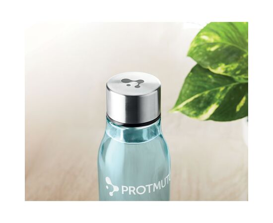 Bouteille en verre 500 ml Bleu transparent -  MO6210-23