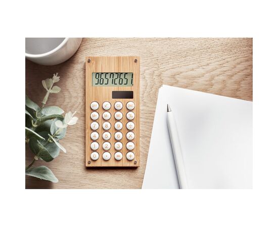 Calculatrice 8 chiffres Bois -  MO6215-40