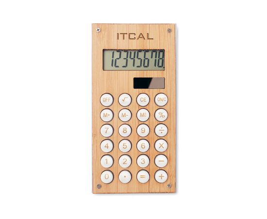 Calculatrice 8 chiffres Bois -  MO6215-40