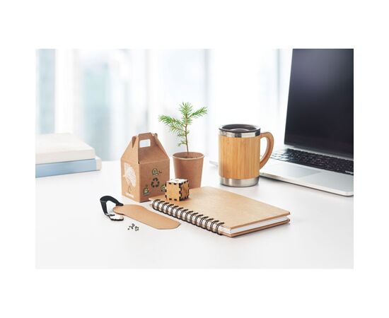 Notizbuch Kiefersamen Beige -  MO6225-13