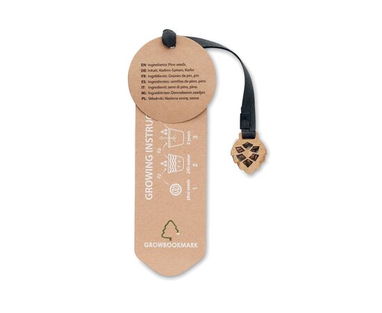 Pine tree bookmark Beige -  MO6226-13