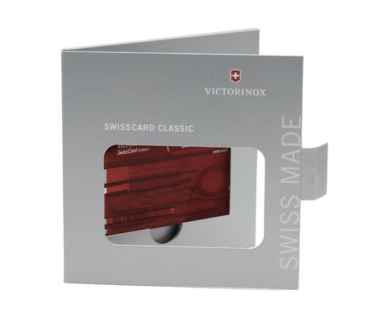 Victorinox Swisscard Classic Rouge transparent - Victorinox 753460