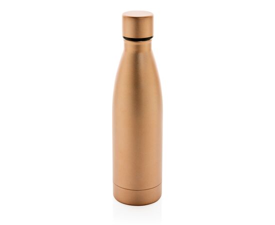 RCS Recycled stainless steel solid vacuum bottle Golden - XD Collection P433.278