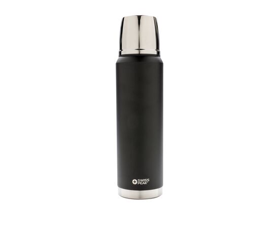 Bouteille isotherme 1L Swiss Peak Elite Noir - Swiss Peak P433.361
