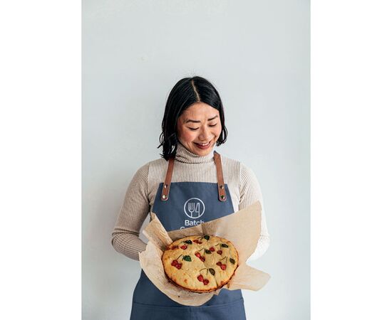 Tablier coton orga. 340 gr/m². Bleu -  MO6261-04