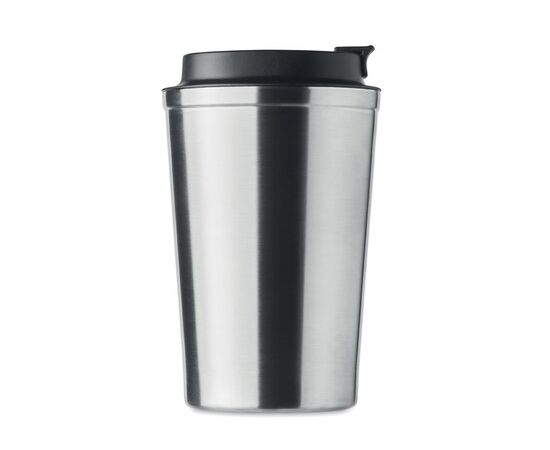Doppelwandiger Becher 350ml Matt silber -  MO6276-16