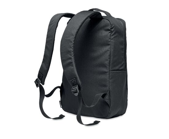 Laptop backpack in 300D RPET Black -  MO6328-03