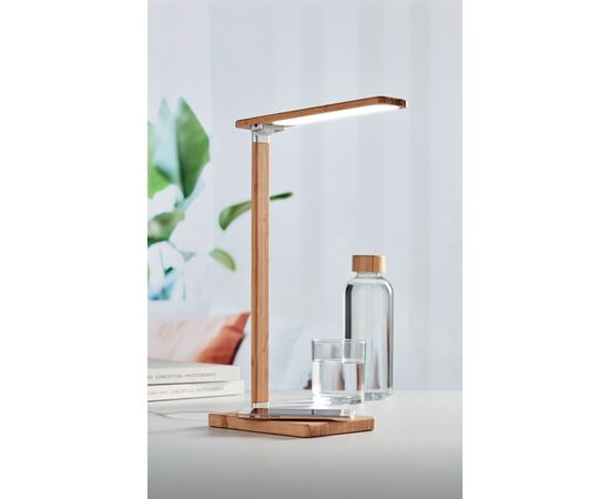 Lampe et chargeur de bureau Bois -  MO6346-40