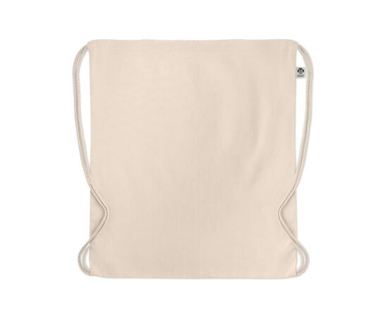 Sac à cordon en coton organique Beige -  MO6354-13