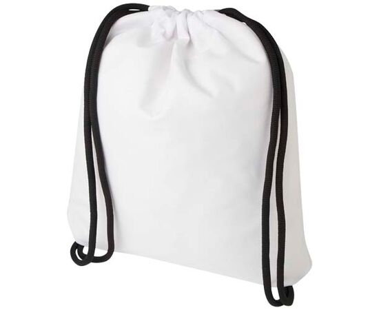 Sac avec cordon Cal avec impression par sublimation Blanc, Blanc - Unbranded 1PL07290