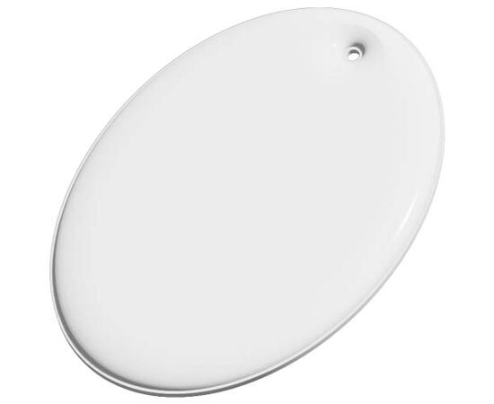 RFX&#8482; H-16 oval lightweight reflective PVC hanger White - RFX™ 1PR12801