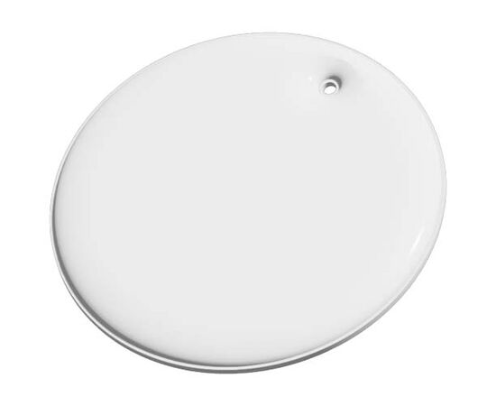 RFX&#8482; H-16 ronde lichtgewicht reflecterende PVC hanger, medium Wit - RFX™ 1PR12901