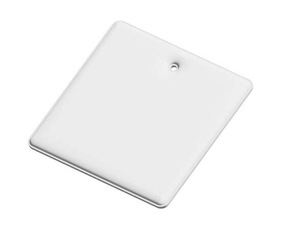 RFX&#8482; H-16 quadratischer, leichter, reflektierender PVC-Anhänger Weiß - RFX™ 1PR13101
